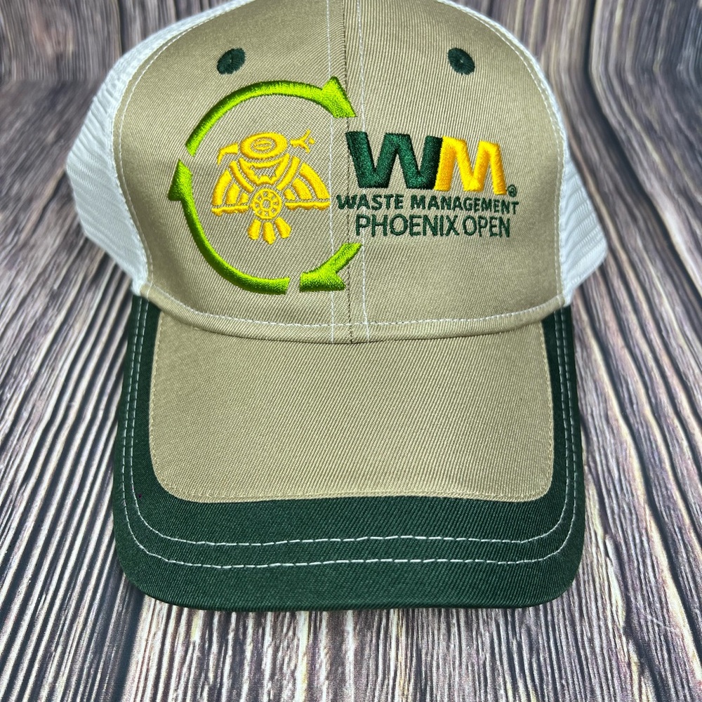 RARE NEW Waste Management Phoenix Open Volunteer Security Scottsdale Golf Hat